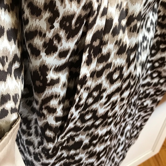 DENNIS BASSO Reversible Leopard Print Jacket Trench Coat Women’s Plus Size 3X - Picture 10 of 16